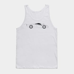 Hyuara Codalunga Black Outline Tank Top